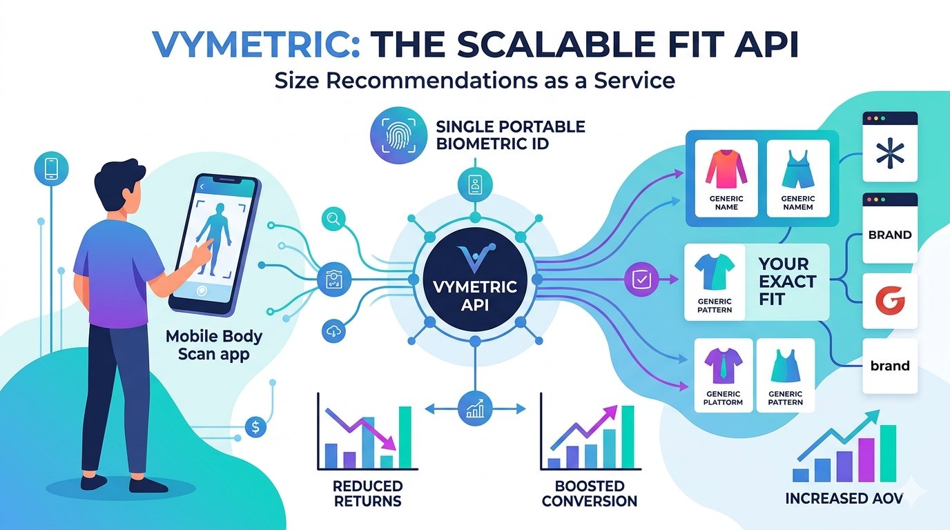VyMetric Scalable Fit API: one Biometric ID, every brand, reduced returns and boosted conversion